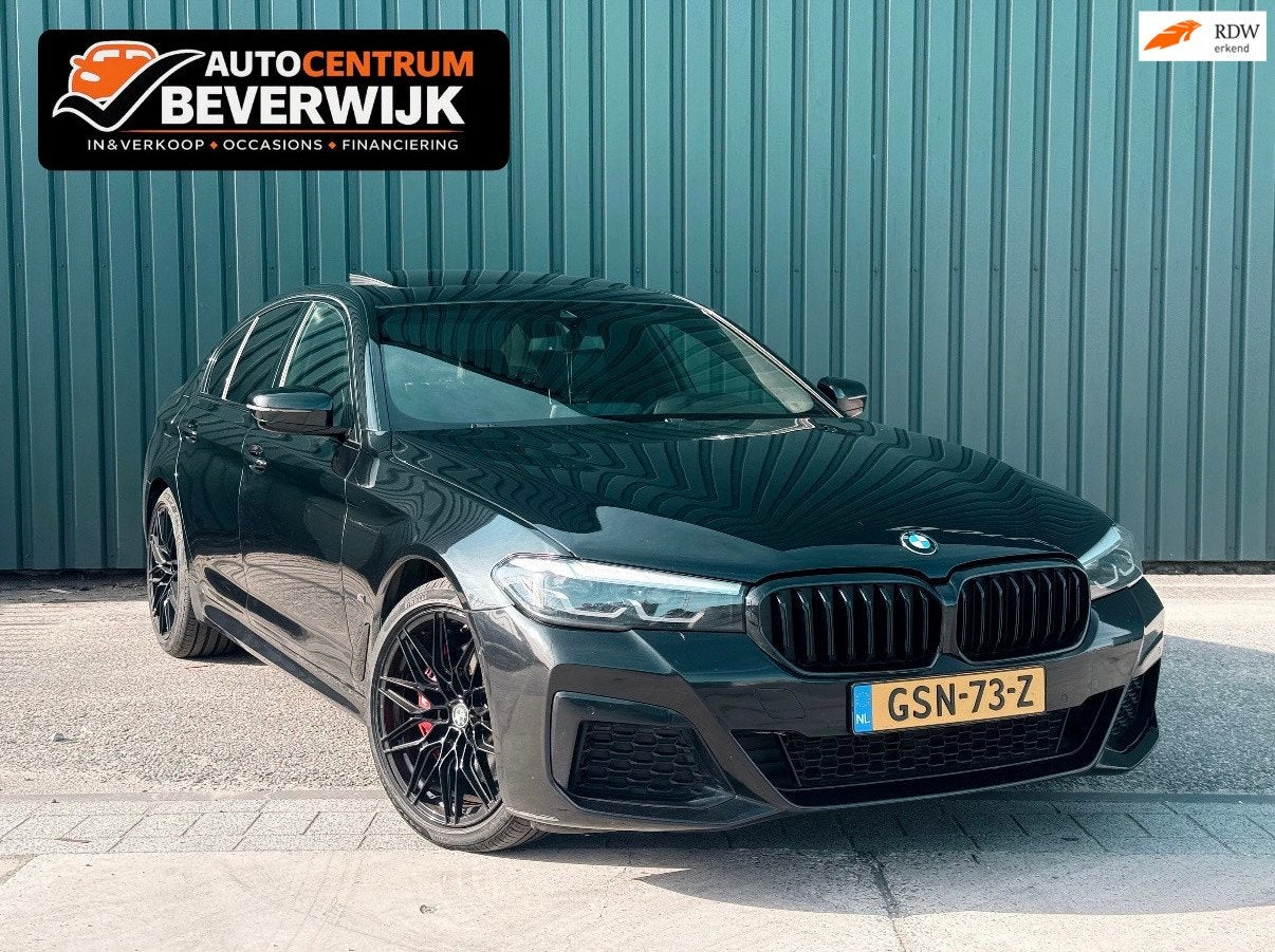 BMW 5-serie 530e Business Edition Plus 2021 292pk Msport Led, Auto's, 1998 cc, Achterwielaandrijving, Gebruikt, 4 cilinders