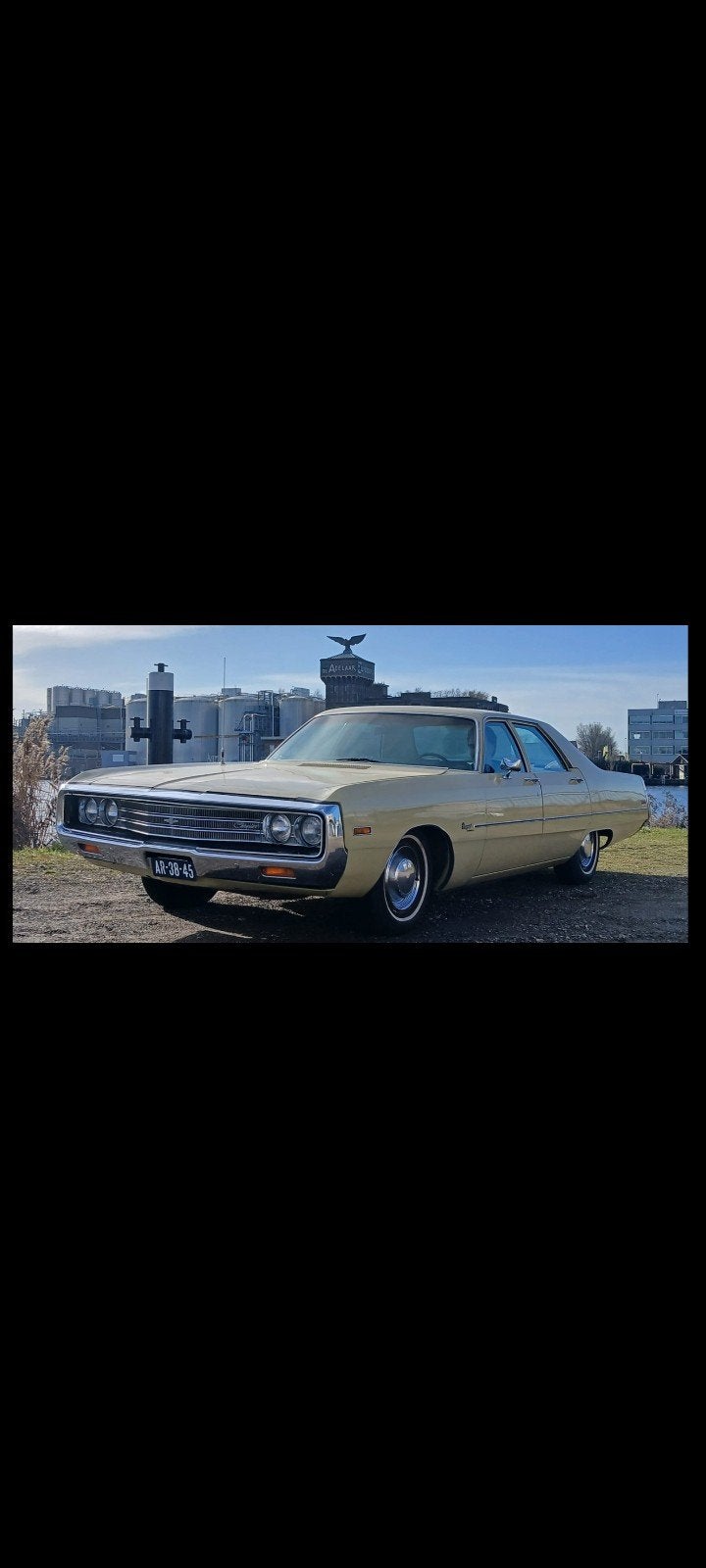 Chrysler 1971 Beige, Auto's, 8 cilinders, Beige, 1990 kg, 6 stoelen