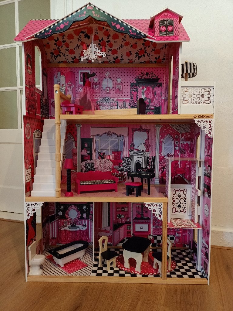 Kidkraft poppenhuis-speelgoedhuis, Ophalen, Zo goed als nieuw, Poppenhuis