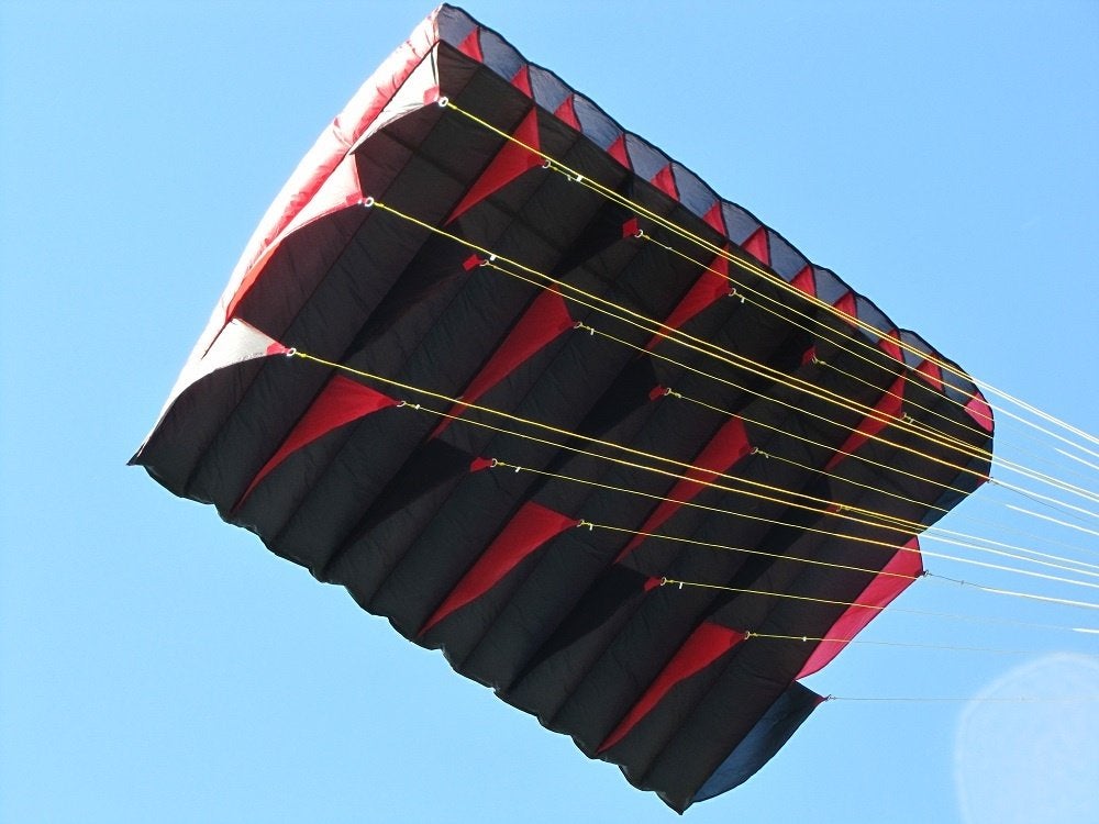 Grote Parafoil Kite, Verzenden, Zo goed als nieuw, Eenlijns