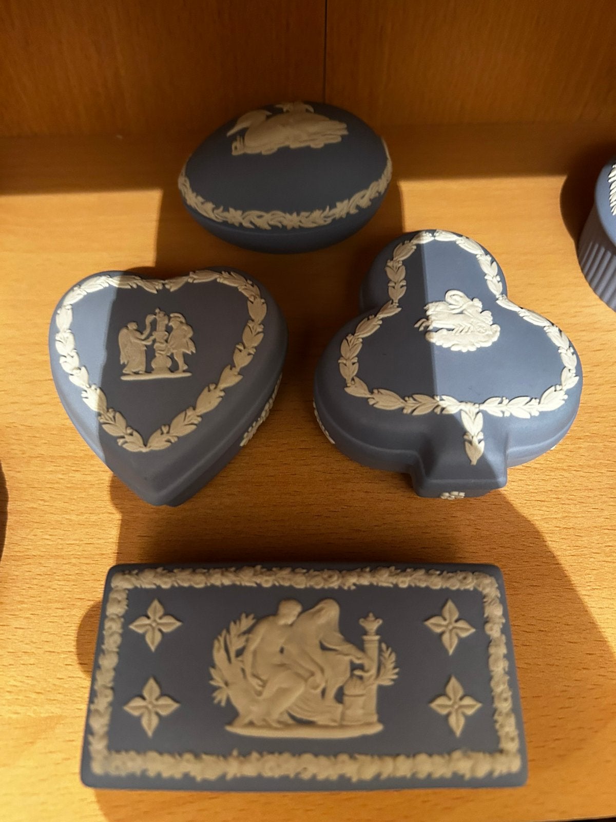 Wedgwood Jasperware fraaie snuisterijen pillen box doosje, Ophalen of Verzenden