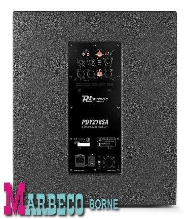 Actieve Subwoofer, Speaker met versterker 18" 1000 watt, Audio, Tv en Foto, Luidsprekers, Overige merken, Subwoofer, Info@marbeco.nl