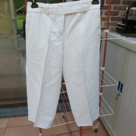 Broek wit 7/8 Ermanno Scervino mt 38 (it42), Maat 38/40 (M), Wit, Nieuw, Ophalen of Verzenden
