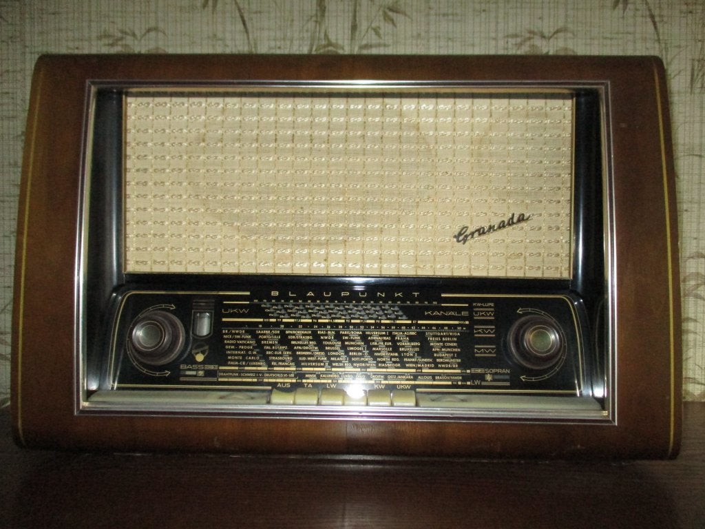 Vintage Blaupunkt buizen radio, Ophalen, Gebruikt, Radio