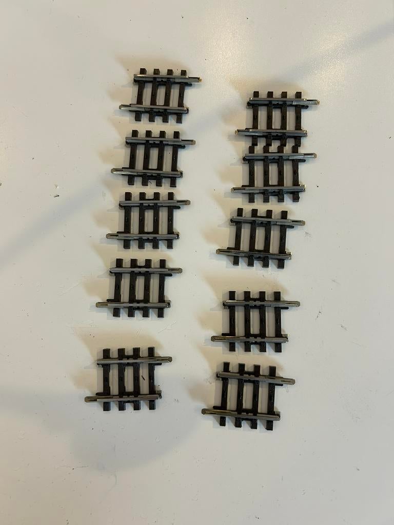 Märklin 2203 k-rails 11 stuks, Wisselstroom, Gebruikt, Verzenden, Rails