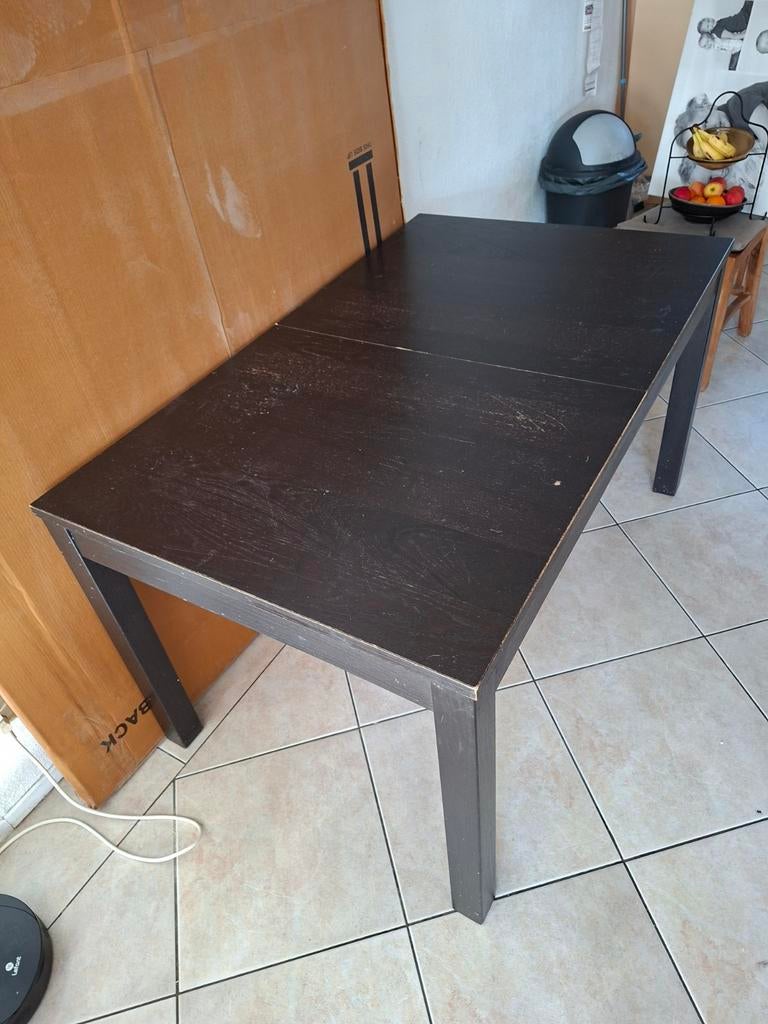 IKEA Uitschuifbare Eettafel 140-220 cm, Huis en Inrichting, Tafels | Eettafels, Gebruikt, 50 tot 100 cm, 200 cm of meer, Vijf personen of meer
