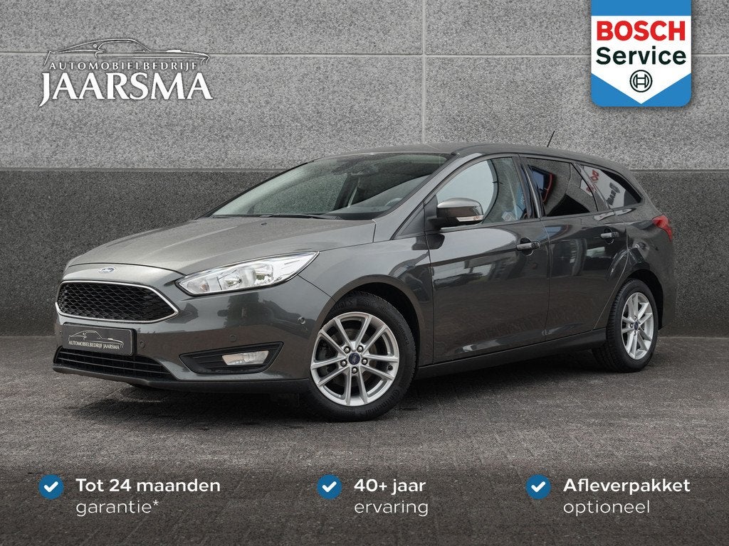 Ford FOCUS Wagon 125pk EcoBoost Lease Edition |CarPlay |Trek, Auto's, Ford, Stof, Gebruikt, Handgeschakeld, 1216 kg