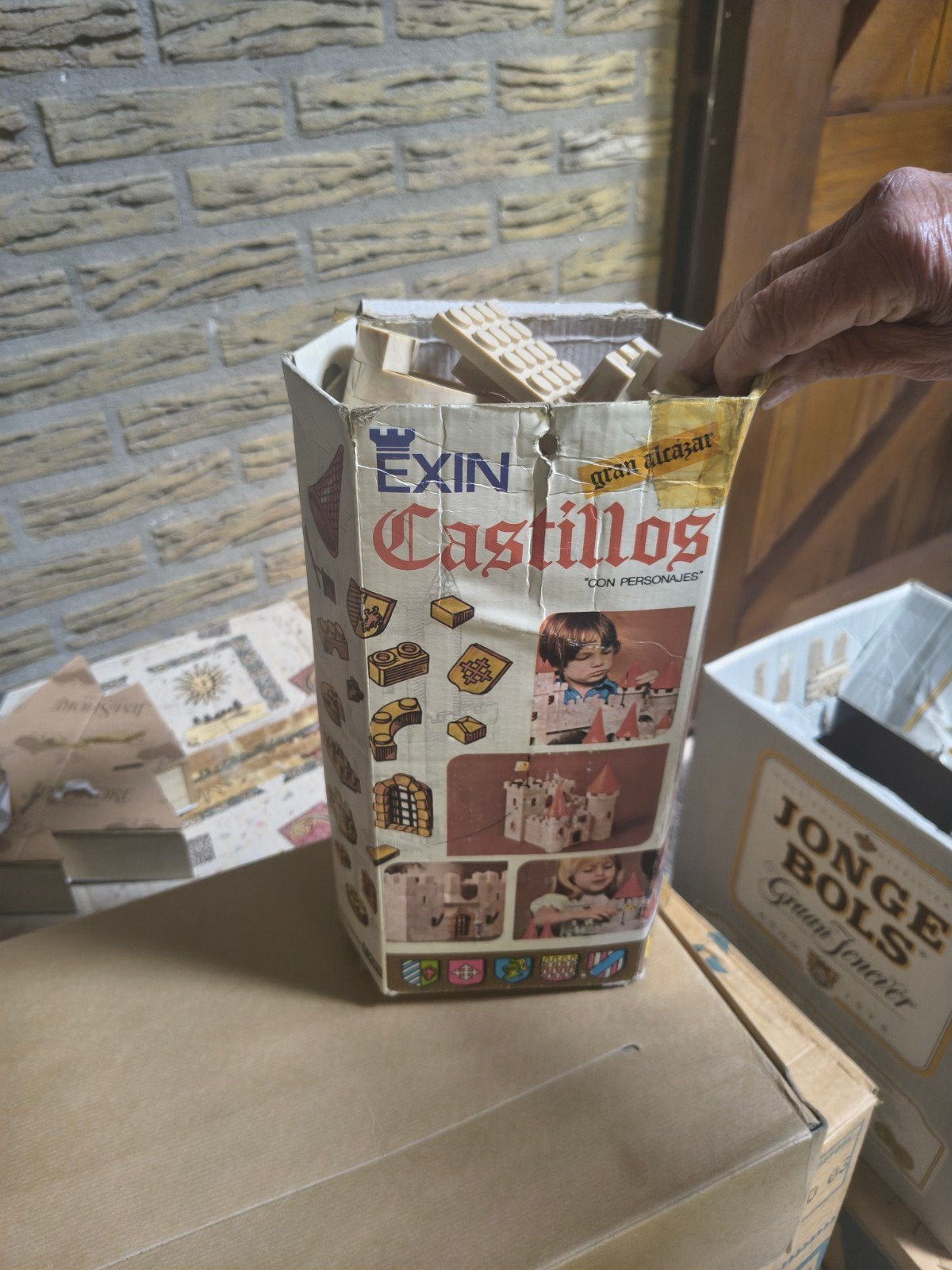 Vintage Exin Castillos bouwsetje - Bouw je eigen kasteel!, Ophalen of Verzenden, Gebruikt, Overige merken