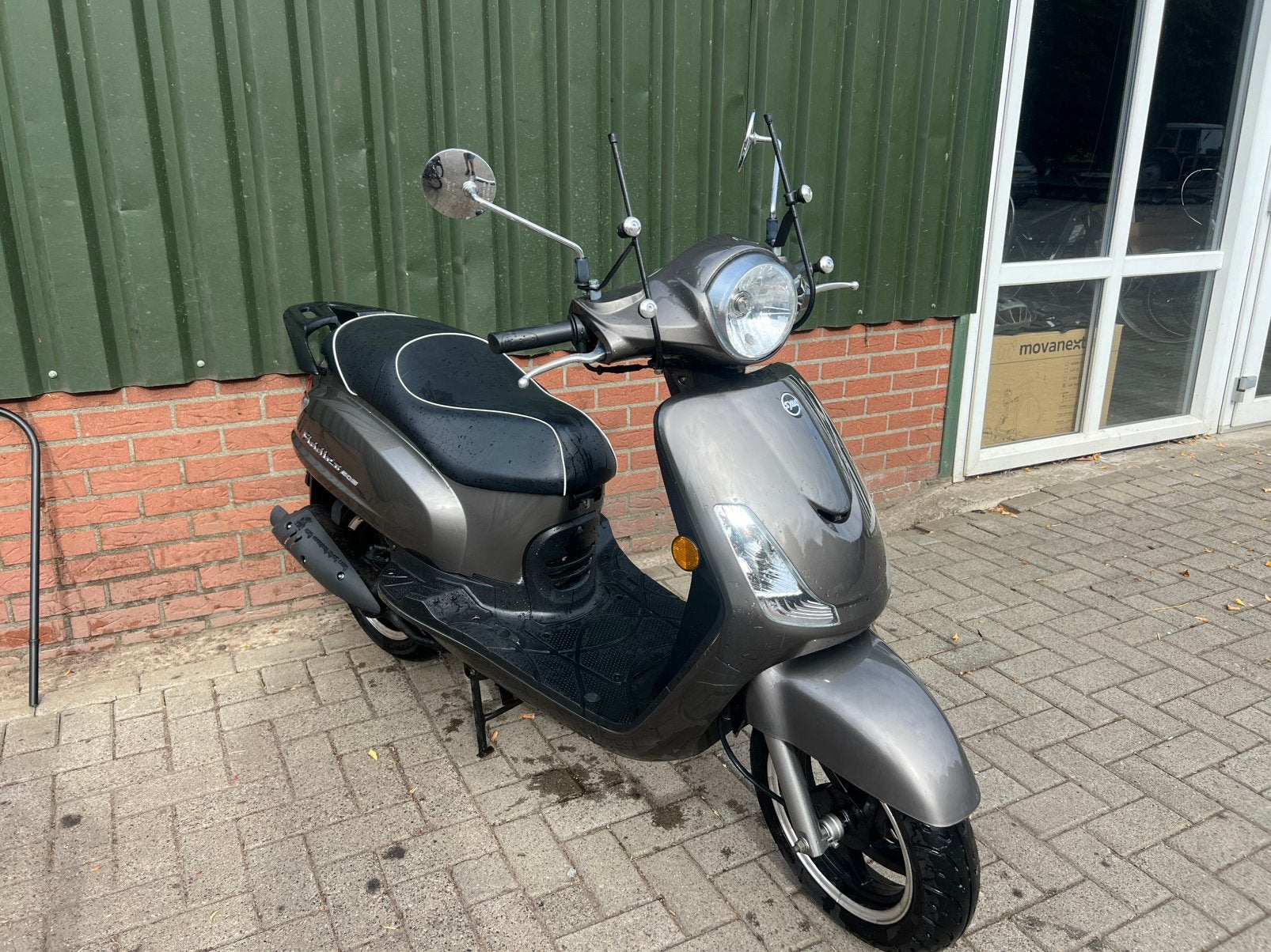 Sym fiddle 2 50s 2017 met kenteken, Ophalen, Maximaal 45 km/u, Zo goed als nieuw, Benzine
