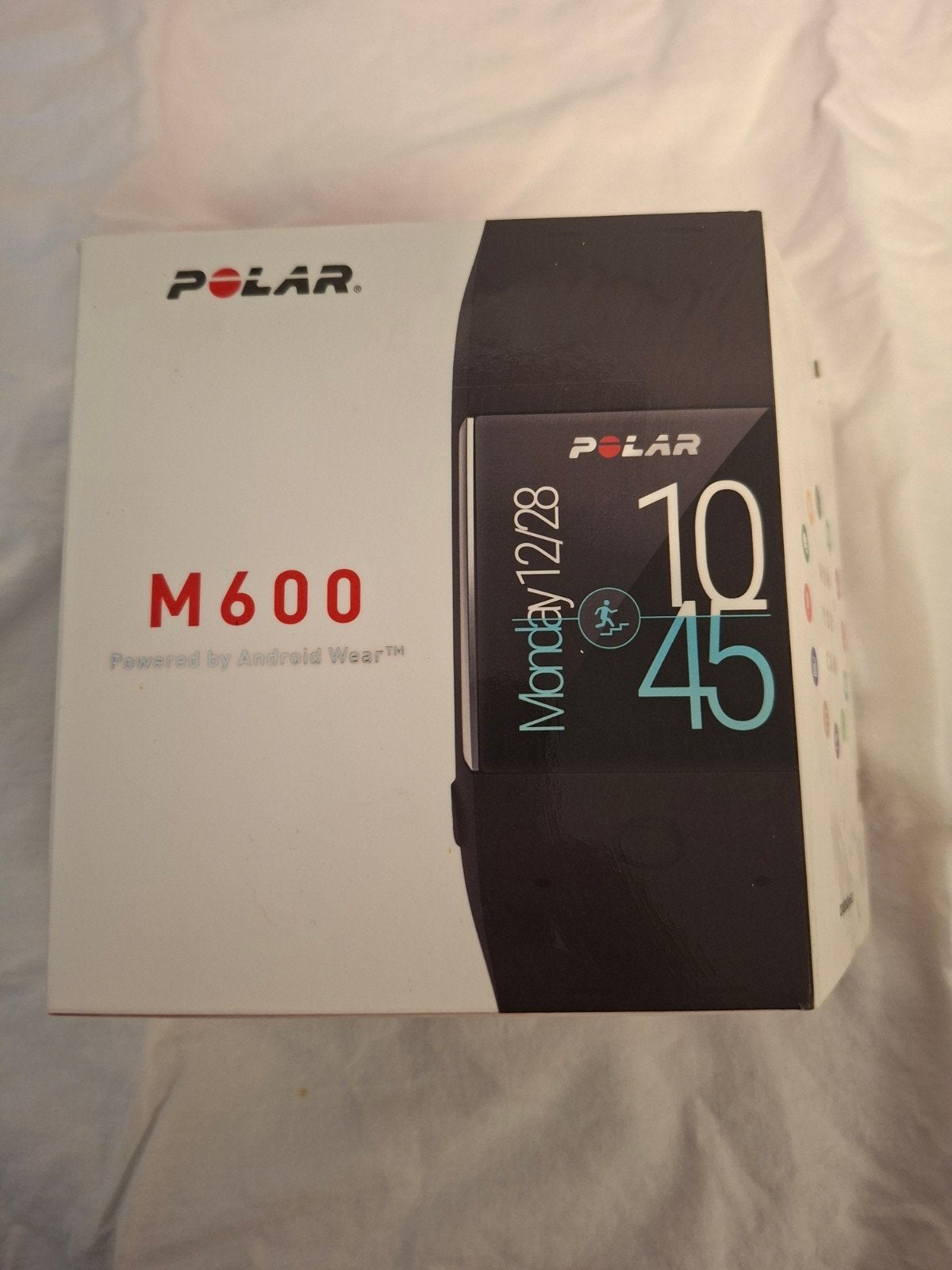Polar M600 Smartwatch - Android Wear - Zo goed als nieuw, Zwart, Ophalen of Verzenden, Zo goed als nieuw, Waterdicht