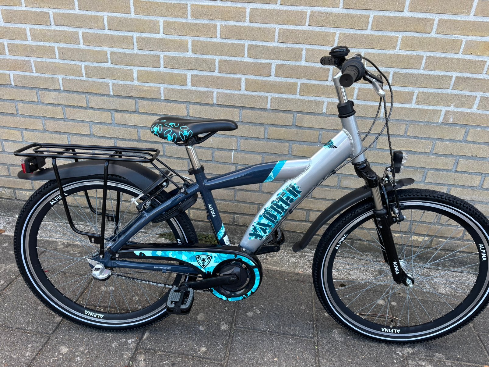 Alpina jongensfiets 24 inch, Ophalen, Zo goed als nieuw, 24 inch, Handrem