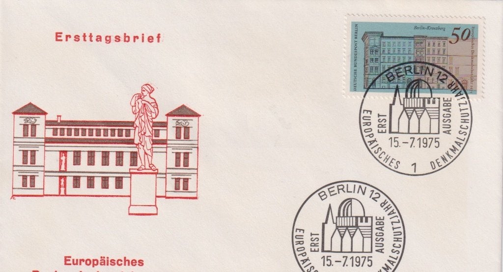 Duitsland 1975 EUROPA Jaar van de Monumentenzorg S244, Verzenden, Onbeschreven, Europa
