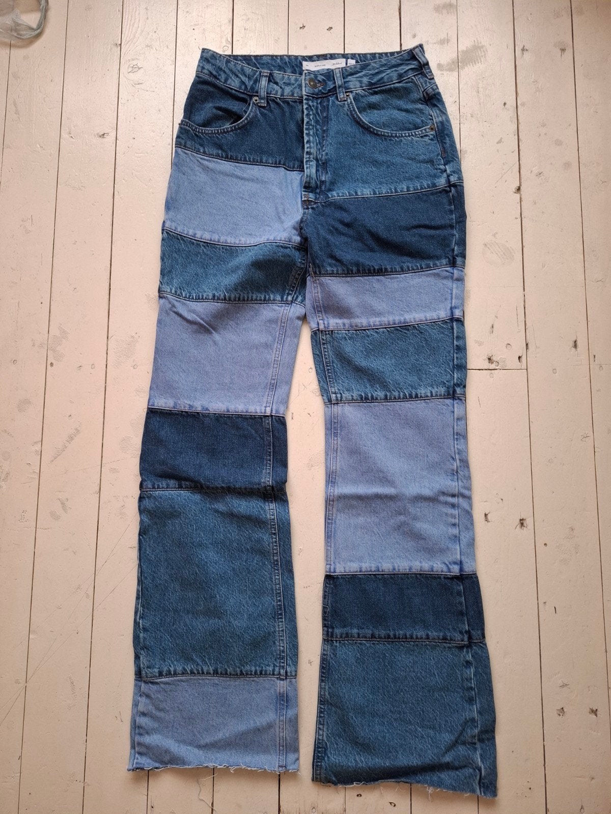 Subdued Soft Flair Jeans - Denim met Vlakken (EU 34/36), Kleding | Dames, Blauw, Nieuw, Ophalen of Verzenden, Subdued
