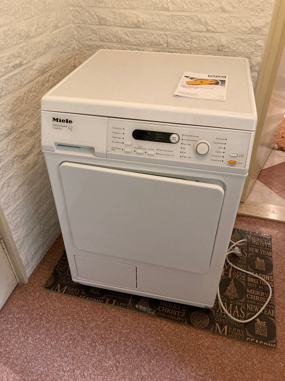 Miele condensdroger T8423 C, Ophalen of Verzenden, Gebruikt, 85 tot 90 cm
