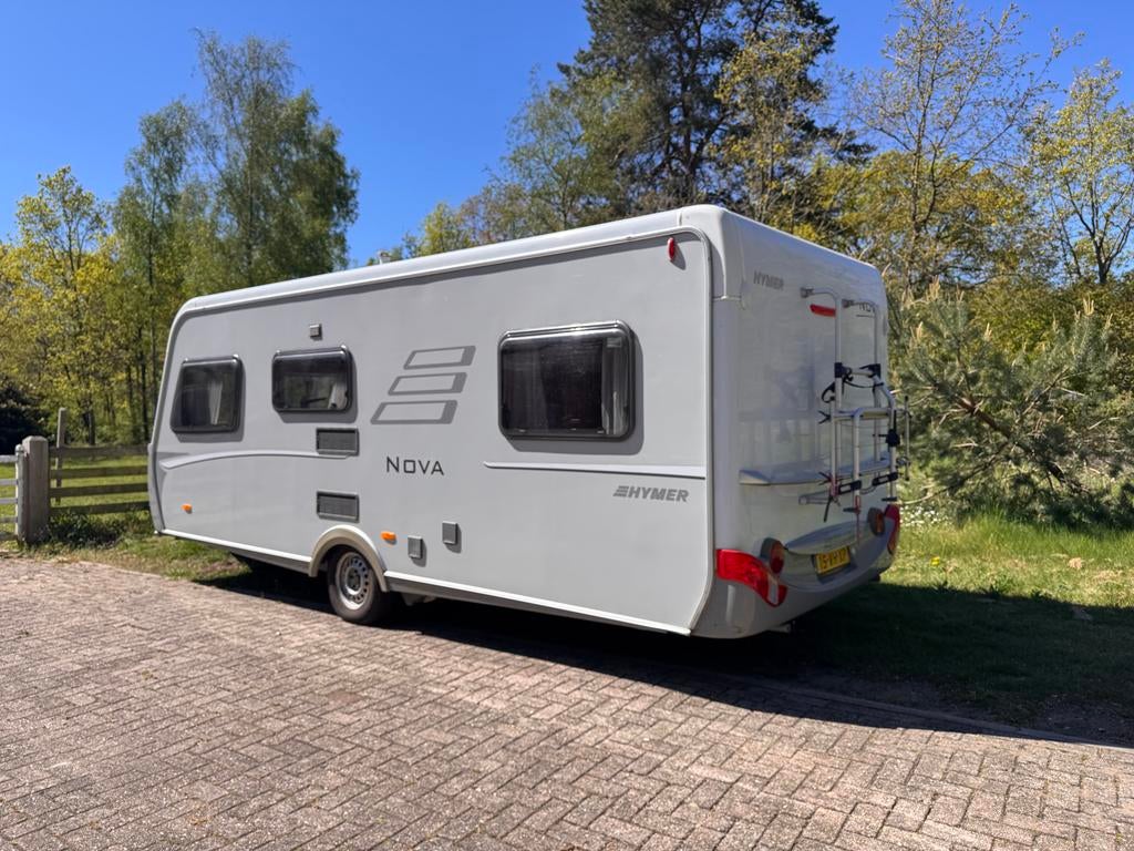 Hymer Nova Caravan  | Perfecte staat | Volledig uitgerust, Caravans en Kamperen, Caravans, 2 aparte bedden, Rondzit, Luifel, Particulier