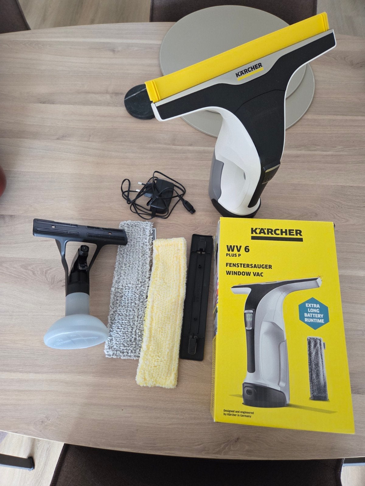 Kärcher WV 6 Plus P Window Vac - Zo goed als nieuw, Ophalen, Kärcher, Draadloos, Zo goed als nieuw