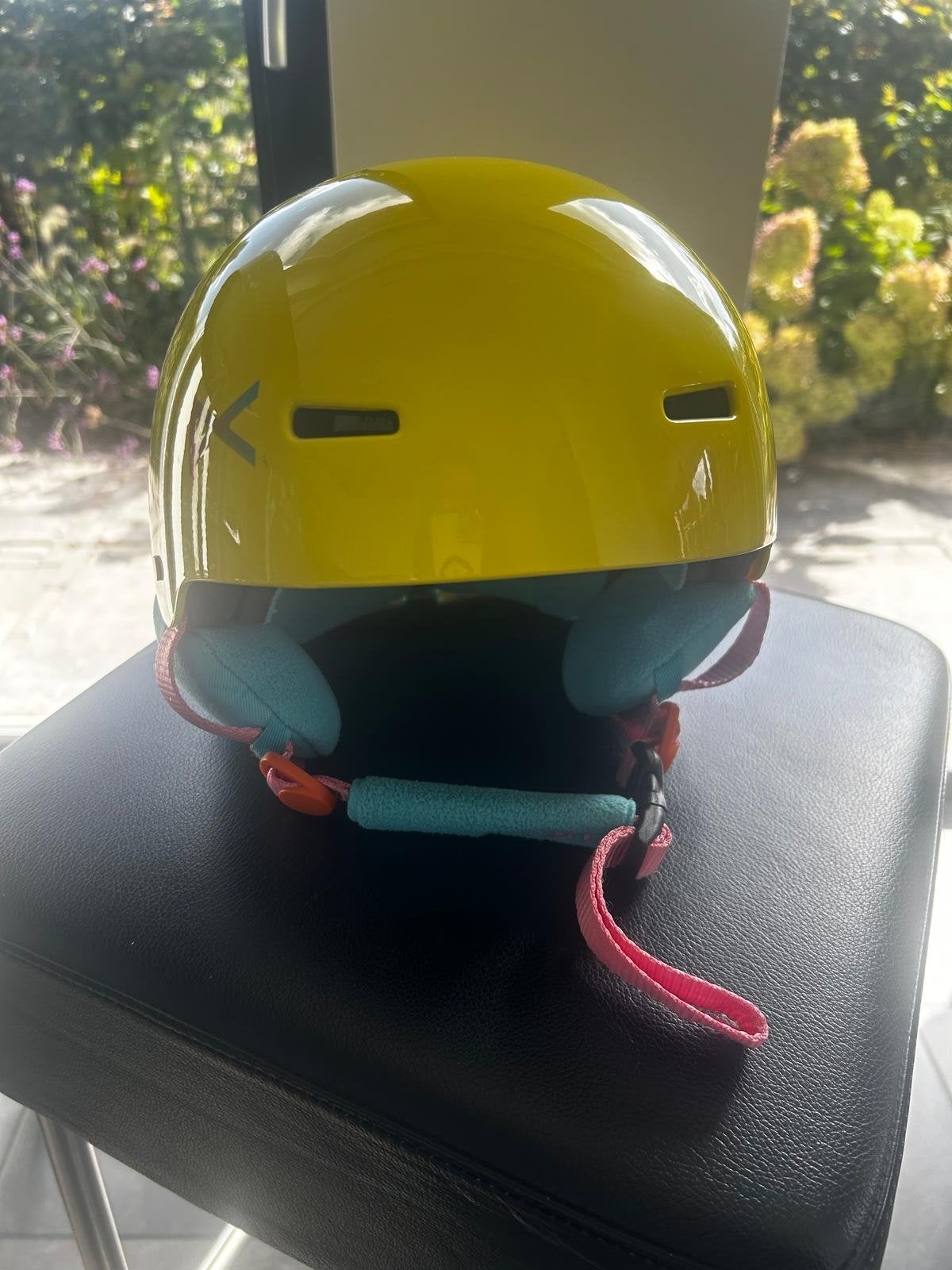 Gele skihelm voor kinderen merk Anon kind 6/7jaar, Overige merken, Gebruikt, Overige typen, Ophalen of Verzenden