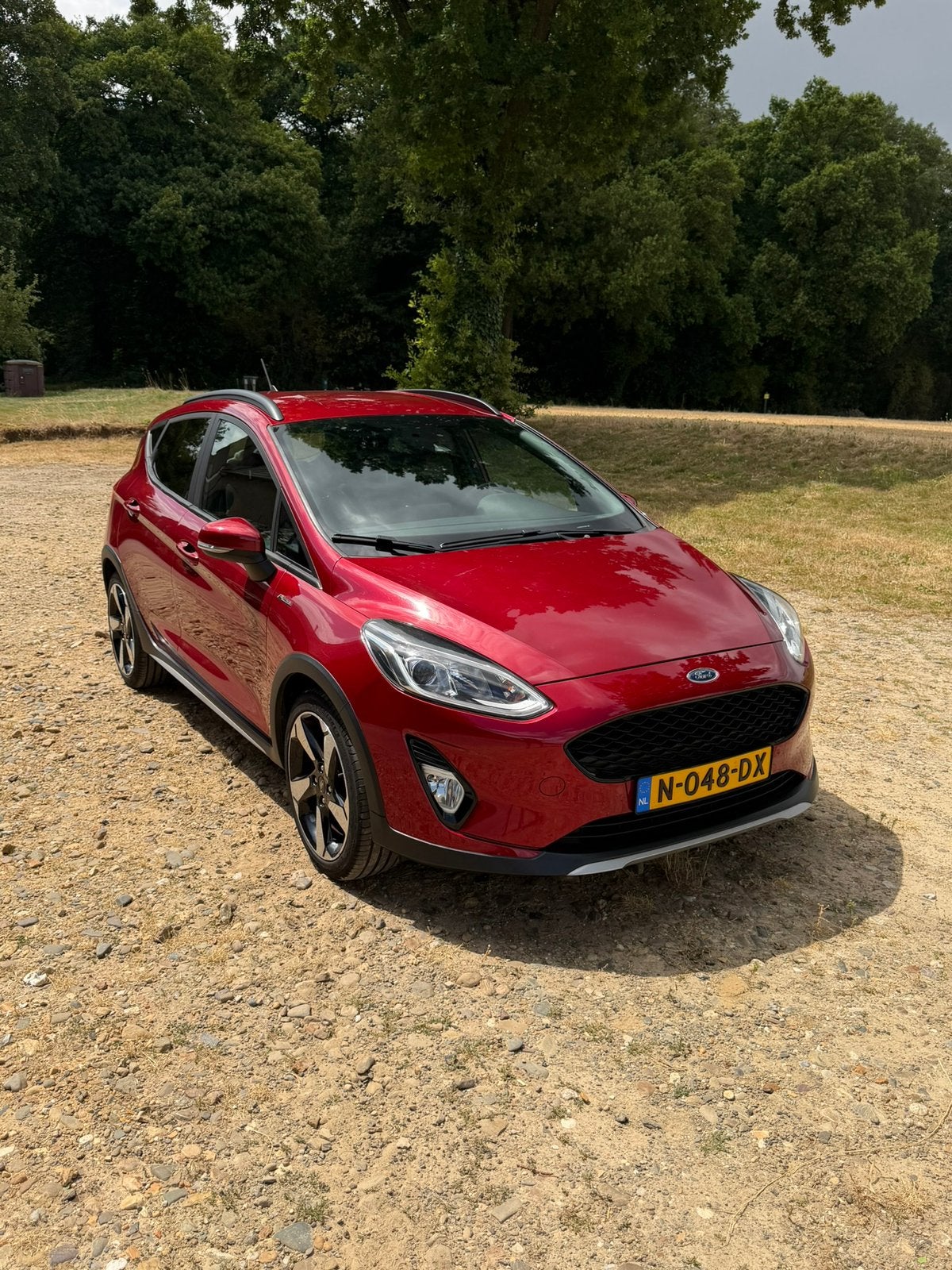 Ford Fiësta Active 1.0 Ecoboost 95pk 5dr 2020 Rood 26.000km, Auto's, Voorwielaandrijving, Stof, Zwart, 1064 kg