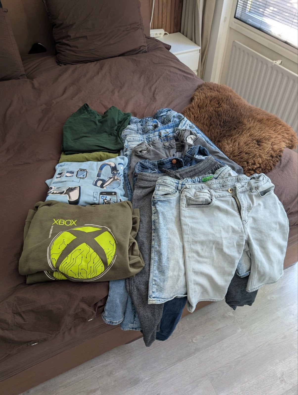 Jongens kleding set (herfst/winter) 158/164, Ophalen of Verzenden, Gebruikt