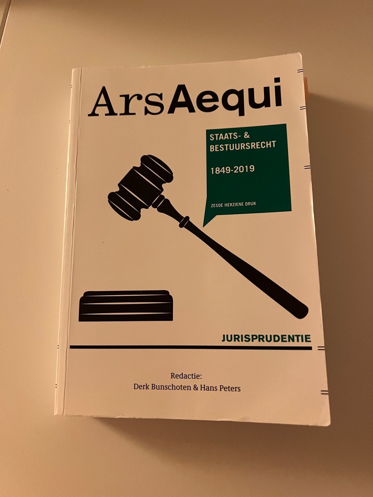 Ars Aequi Staats- & Bestuursrecht 1849-2019, Ophalen of Verzenden, Gamma, Zo goed als nieuw, HBO