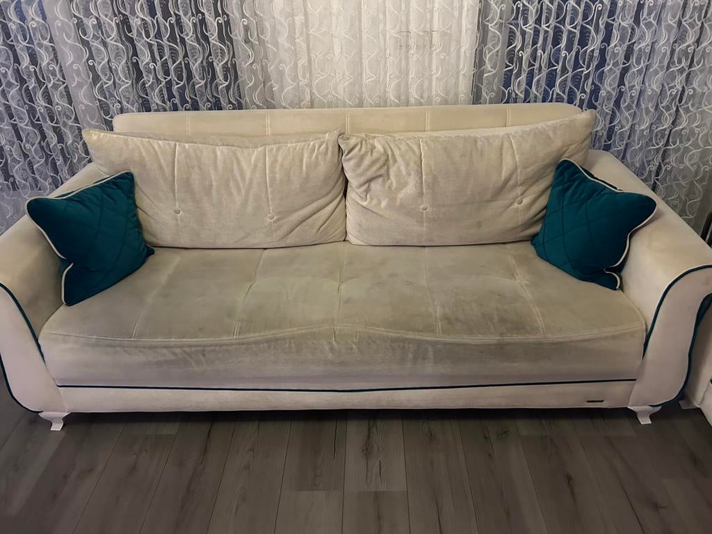 2x bankstel (3pers) + 2x enkel zit bank, Huis en Inrichting, Ophalen, Gebruikt, Driepersoons, 75 tot 100 cm