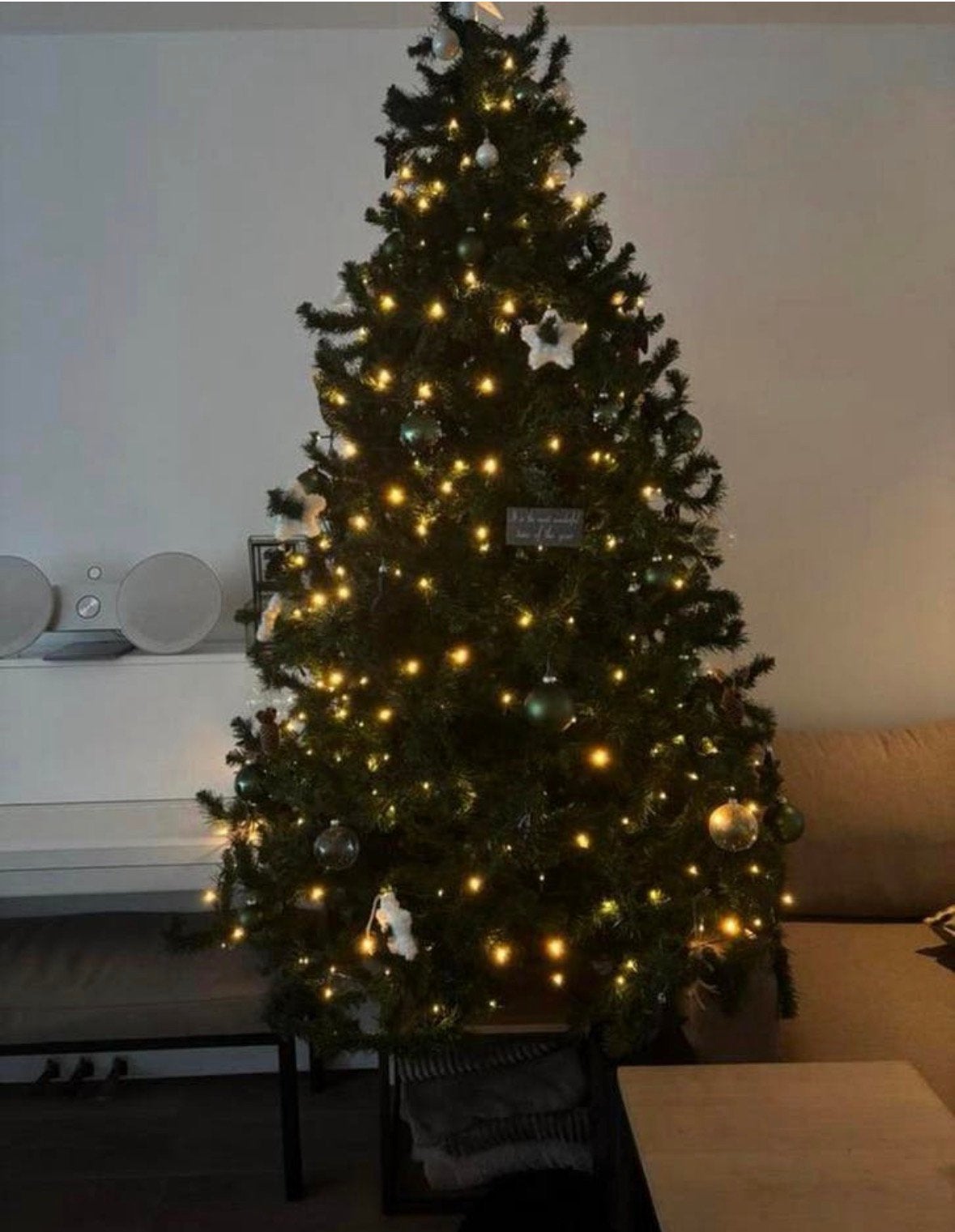 Mooie Kerstboom - kuntsboom 200X 130, Diversen, Ophalen, Gebruikt