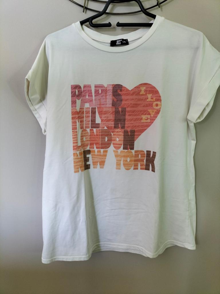 Shirt. Broek. Truitje jurk ect., Ophalen of Verzenden, Zo goed als nieuw, Maat 38/40 (M), Korte mouw