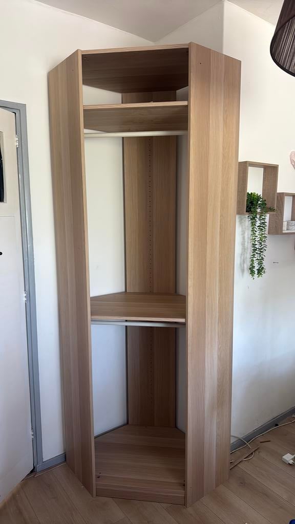 Hoek kast pax ikea, Huis en Inrichting, Kasten | Boekenkasten, 200 cm of meer, Zo goed als nieuw, 50 tot 75 cm, 50 tot 100 cm