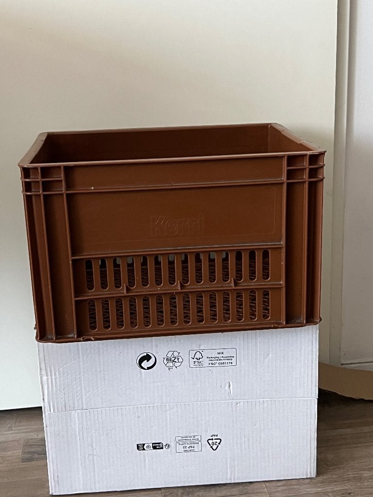 Kerri Fietskrat 43x34x27, Ophalen of Verzenden, Zo goed als nieuw, Fietskrat