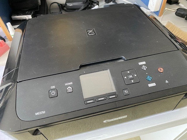 Canonprinter Pixma MG5750, Computers en Software, Printers, Gebruikt, Printer, Inkjetprinter, Ophalen of Verzenden