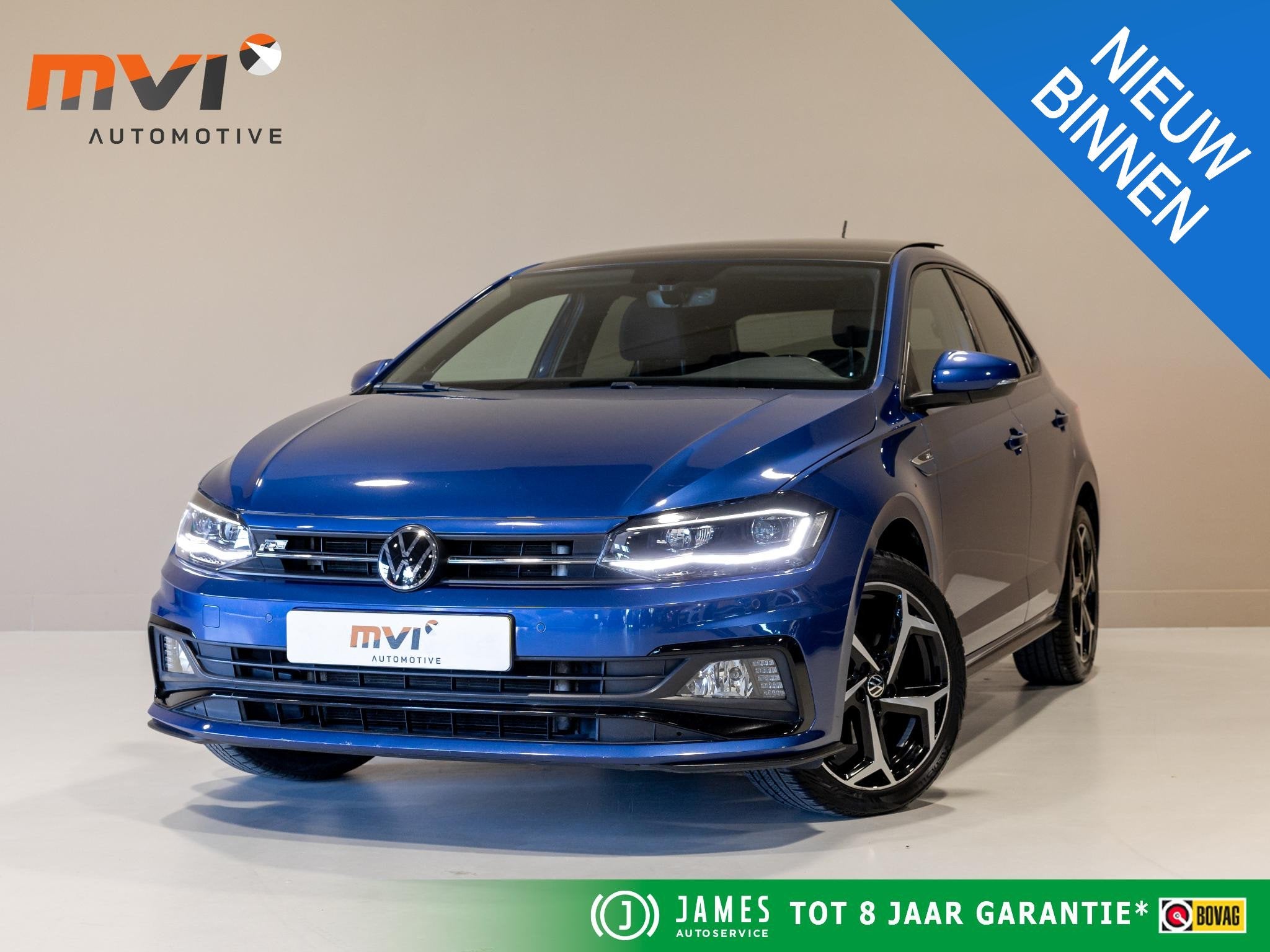 Volkswagen Polo 1.0 TSI Highline Business R 110pk / Panorama, Stof, Gebruikt, Automatische klimaatregeling, Met garantie (alle)