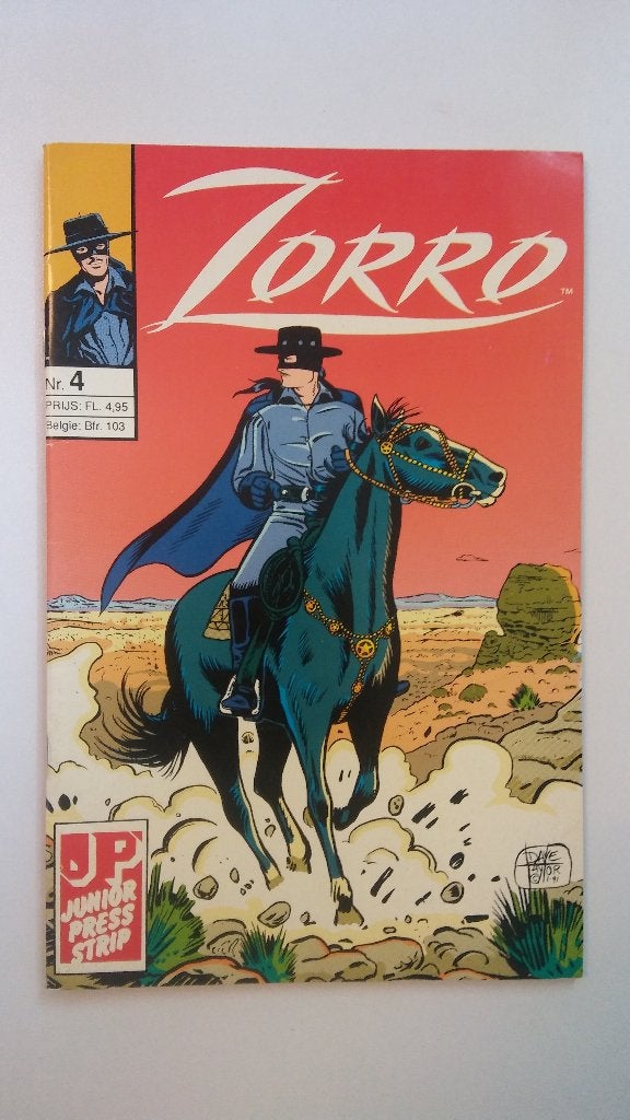 Zorro nr 4 Junior Press strip comic uitgave, Boeken, Strips | Comics, Eén comic, Ophalen of Verzenden, Gelezen, Overige gebieden