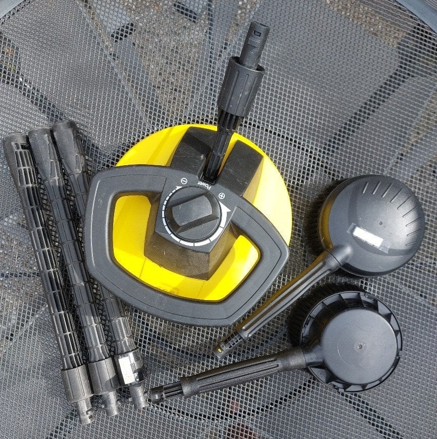 TopCraft, Terrasreiniger, Roterende borstel & verlengdelen, Tuin en Terras, Topcraft, Ophalen of Verzenden, Zo goed als nieuw