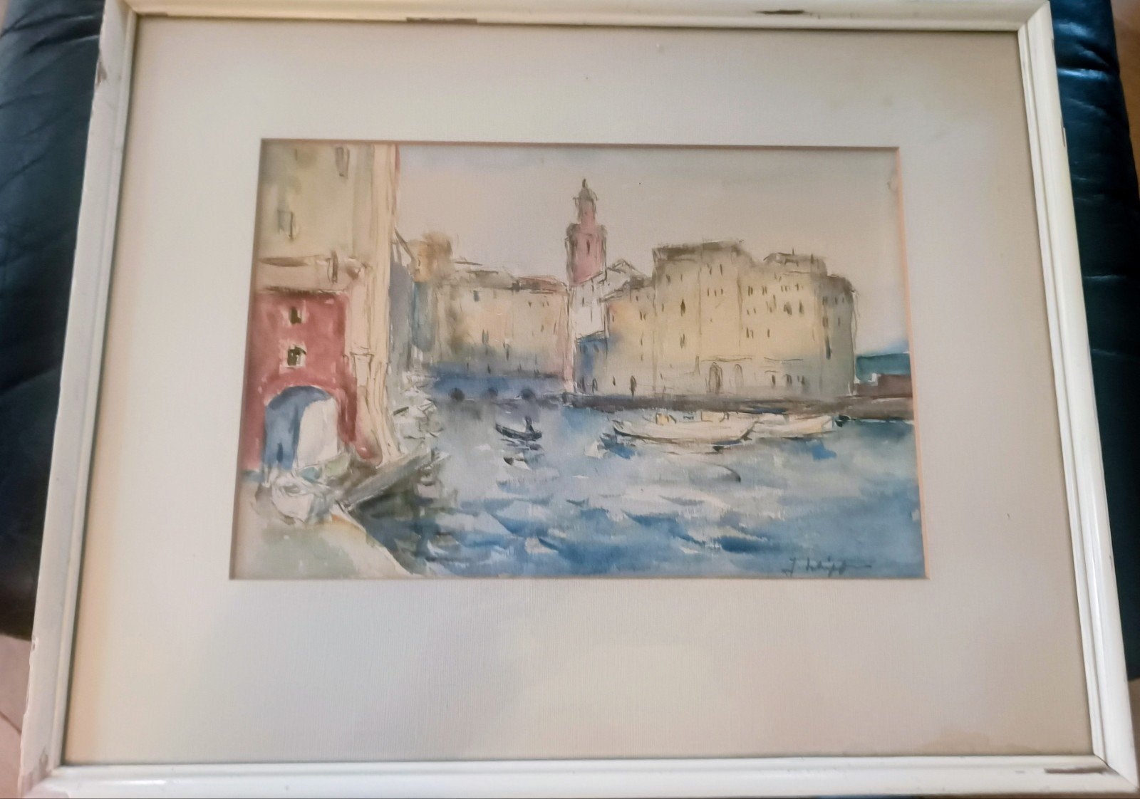 Jef Schipper Maastricht Havengezicht Camogli Italië, Ophalen of Verzenden