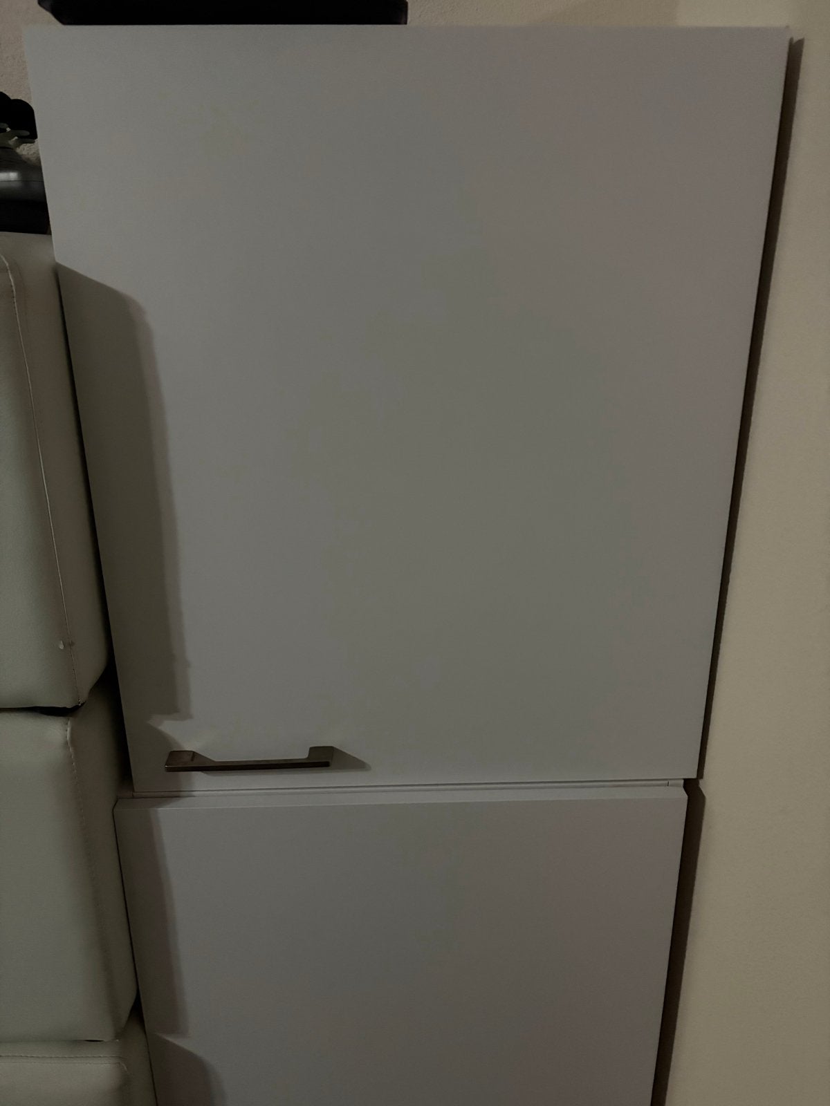 Witte Bruynzeel Keukenkast met Ophangbeugels, Ophalen, Gebruikt