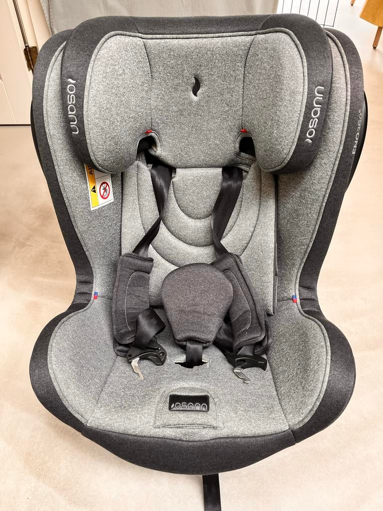 Osann Eno360 Autostoel - Universe Grey (0-36kg), Autogordel, 0 t/m 18 kg, Verstelbare rugleuning, Zo goed als nieuw