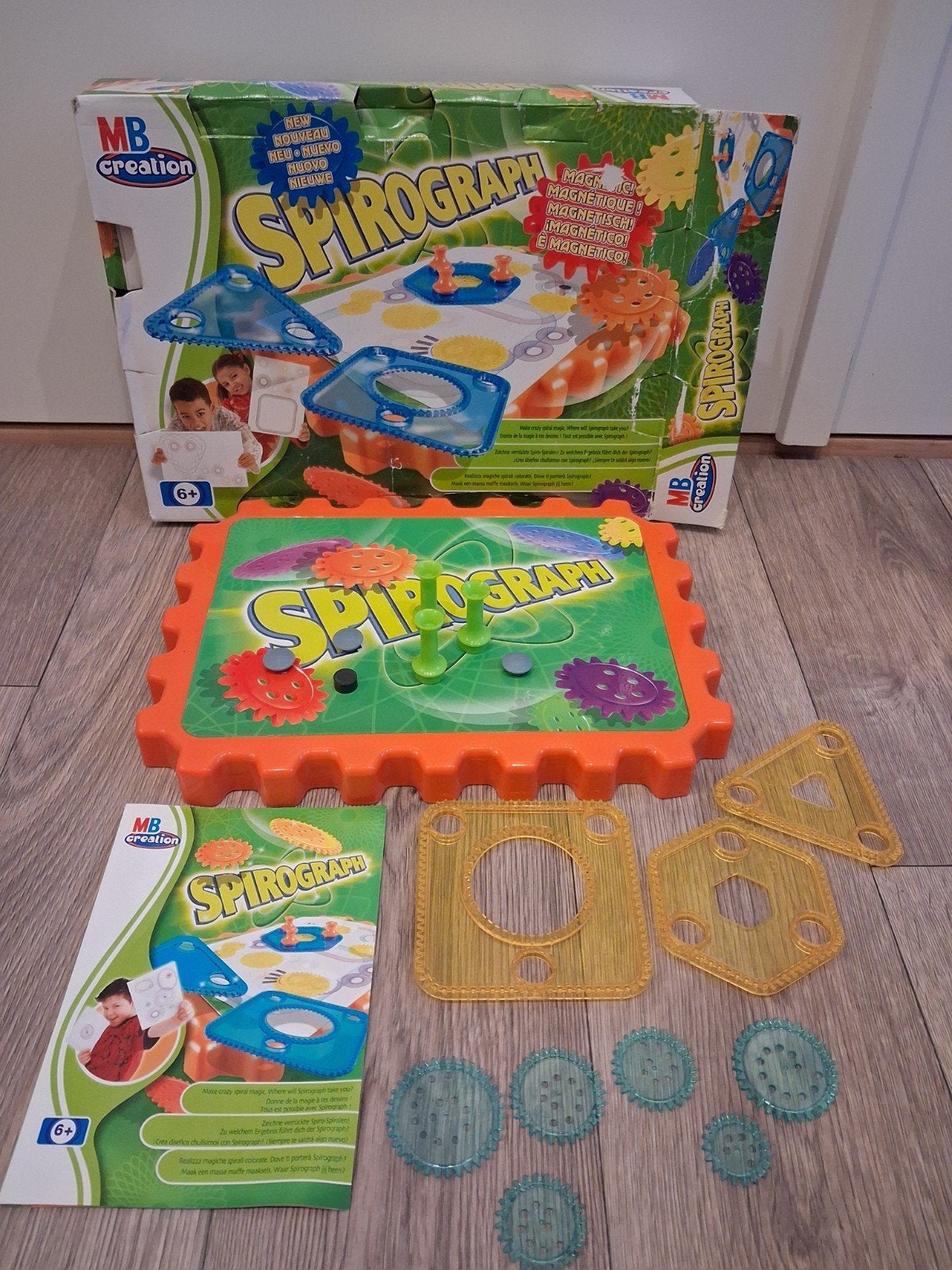 Hele leuke Spirograph set van MB. Met doos., Ophalen of Verzenden, Zo goed als nieuw, Knutselen