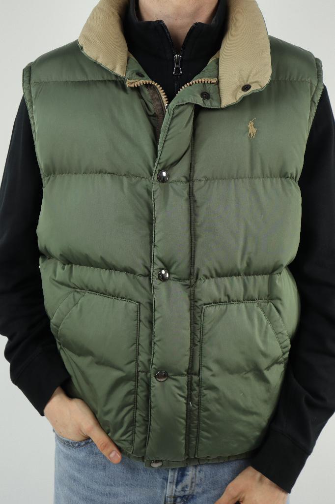 Ralph Lauren bodywarmer - L - Khaki, Maat 52/54 (L), -, -, Ralph Lauren