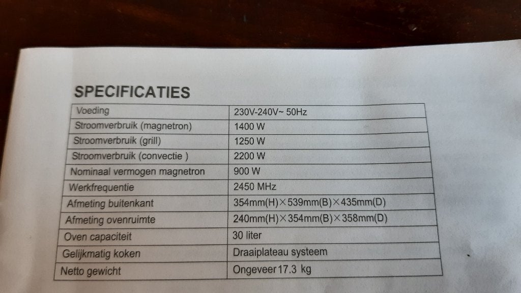 combi magnetron, Witgoed en Apparatuur, Ophalen, Combimagnetron, Gebruikt, Grill