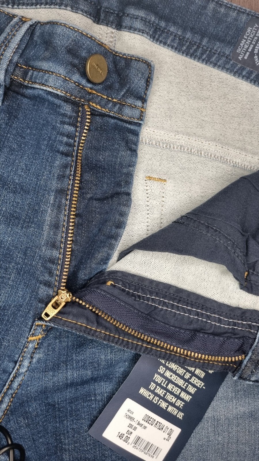 Foto 17 van - NIEUWE Diesel THOMMER-T *JOGGJEANS* W32 L30 = 32x30 #D2454