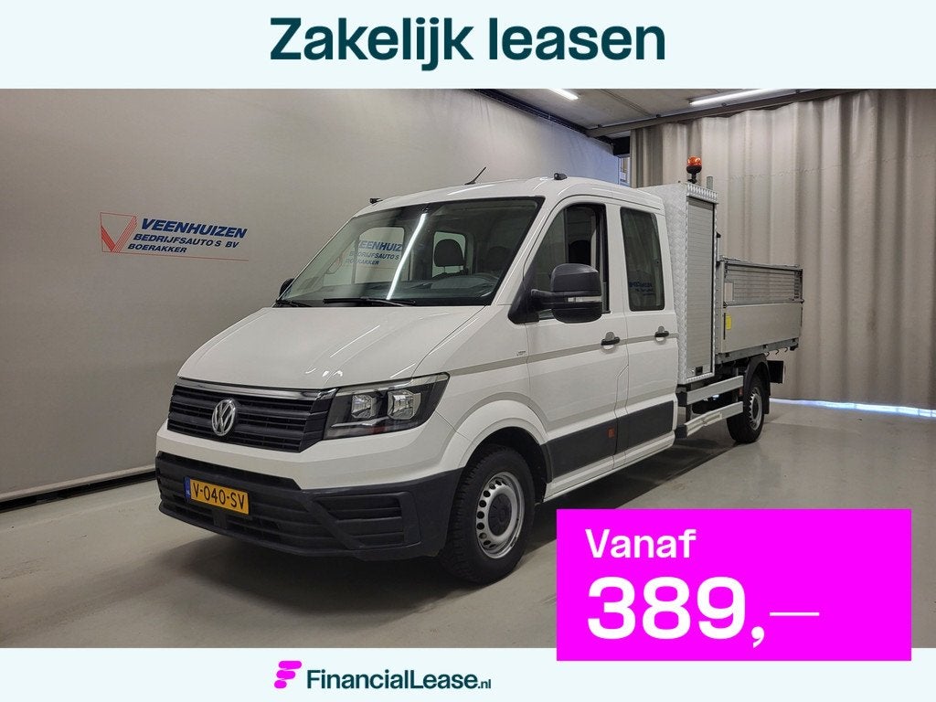 Volkswagen Crafter 2.0TDI Dubbele Cabine Kipper Automaat Eur, Start-stop-systeem, Gebruikt, Euro 6, 4 cilinders