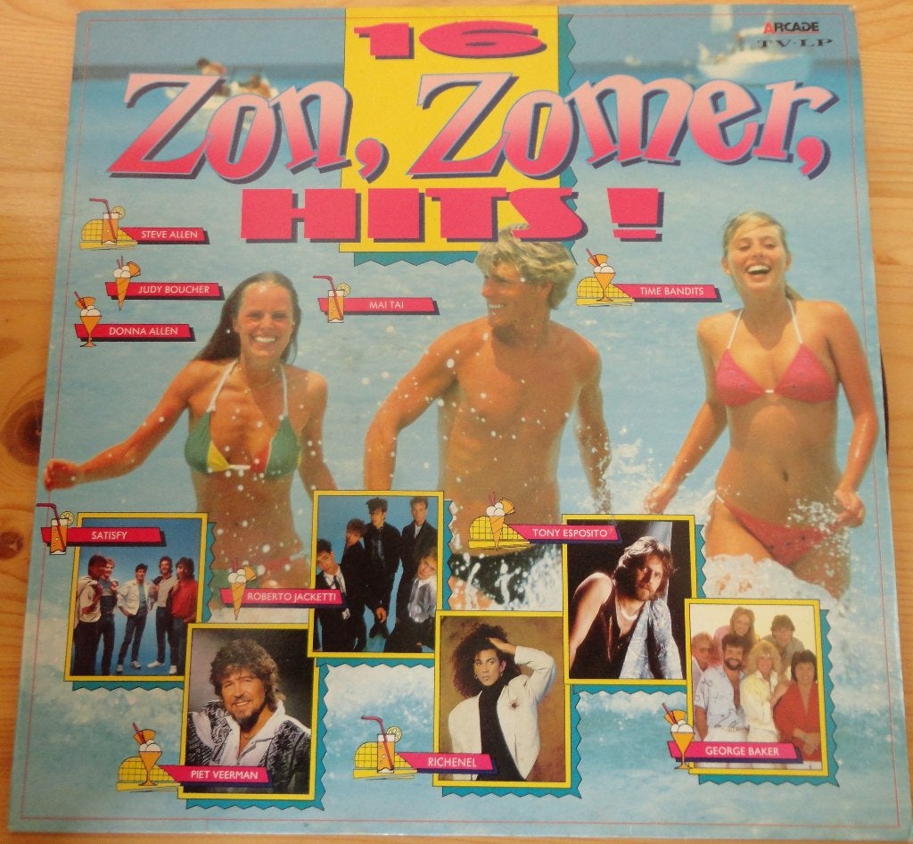 16-Zon , zomer Hits (LP), LP, Gebruikt, Ophalen of Verzenden, Levenslied of Smartlap