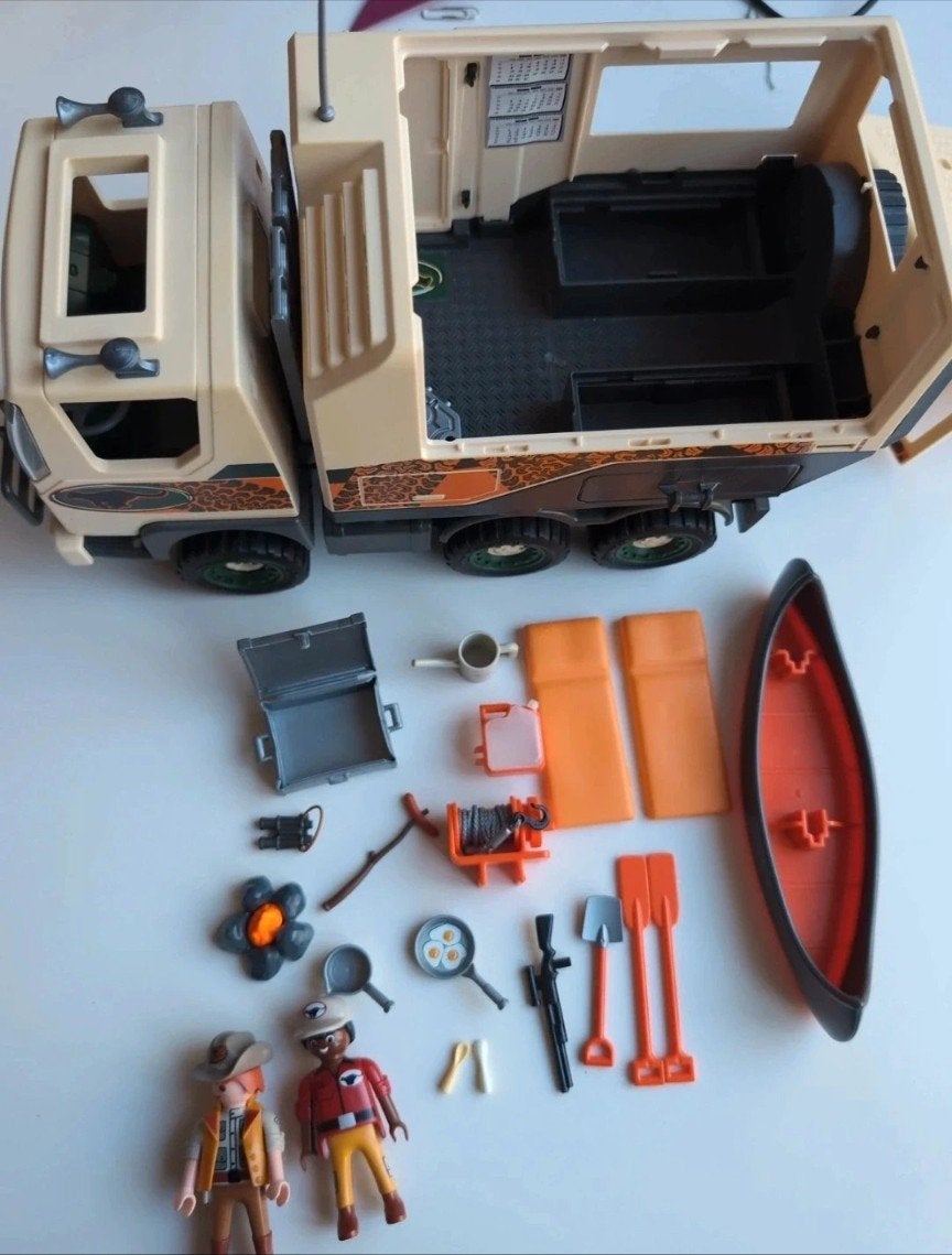 Playmobil adventure truck 4839, met accessoires, Complete set, Voertuig, Ophalen of Verzenden, Zo goed als nieuw