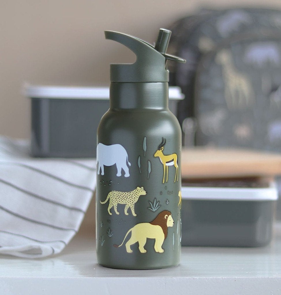 Sale RVS Drinkfles Savanne A Little Lovely Company, ALLC B.V., Service@alittlelovelycompany.nl, Nieuw, Duinkerkenstraat 3B 9723 BN Groningen