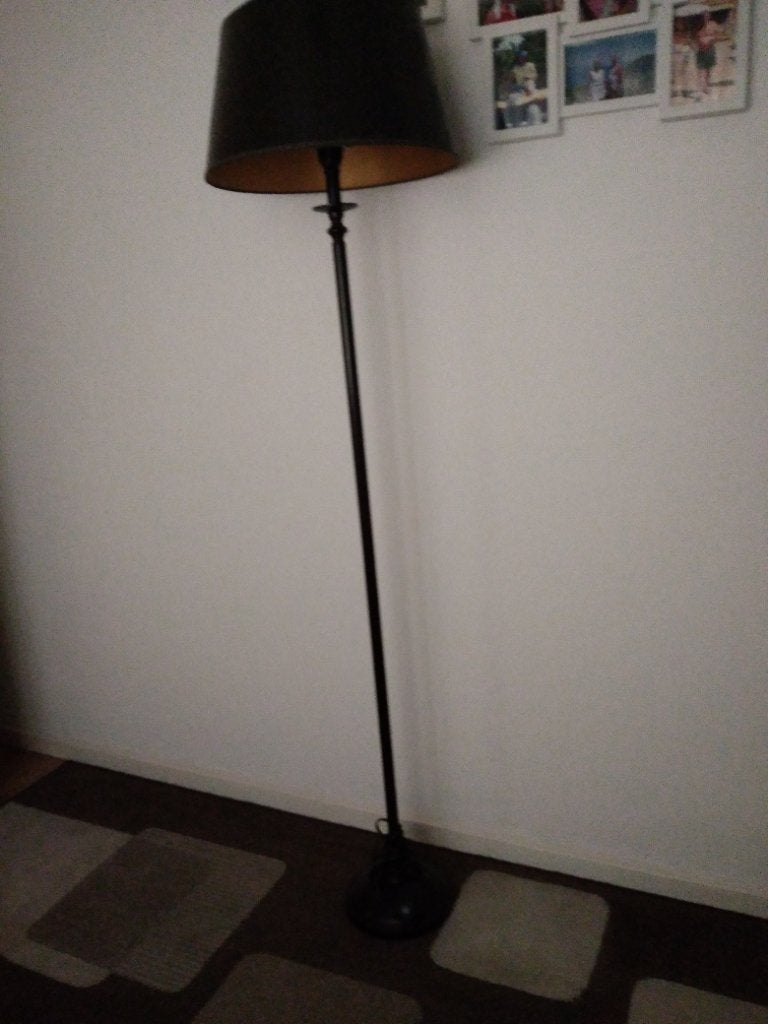 Staande schemerlamp, Huis en Inrichting, Lampen | Vloerlampen, Ophalen, E27 (groot), 150 tot 200 cm, Textiel