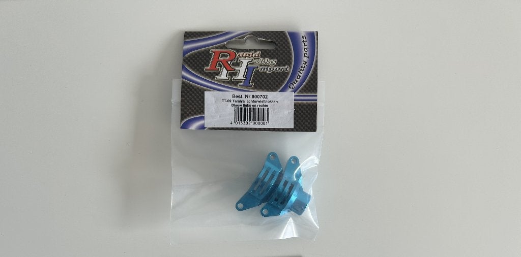 Tamiya Alloy Rear Hub Carrier / (2) for TT-02 800702, Ophalen of Verzenden, Nieuw, Auto onroad