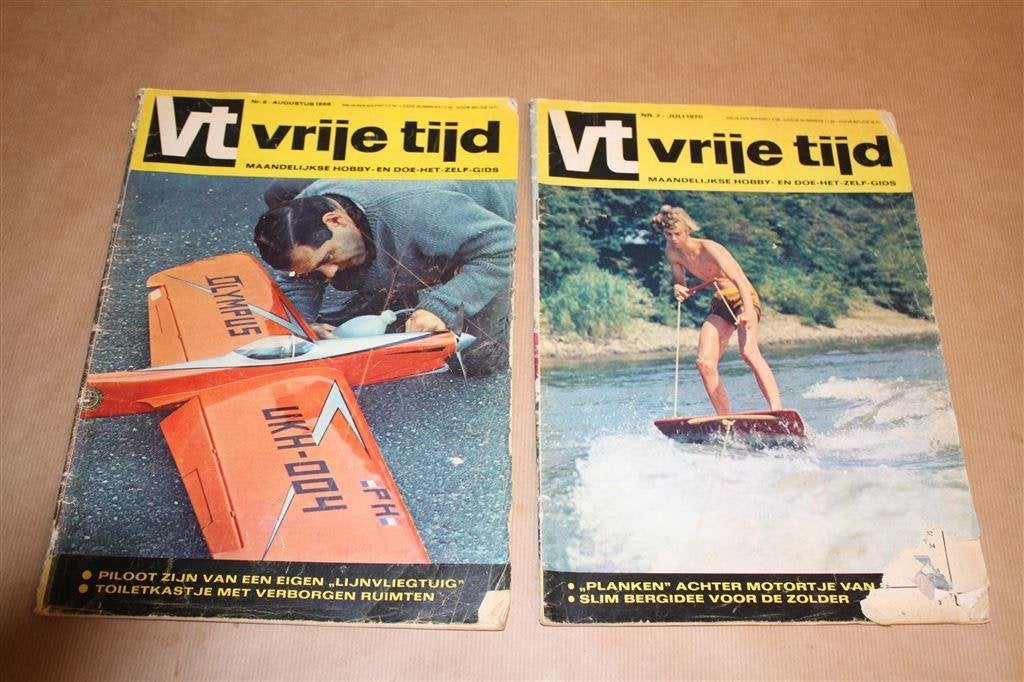 Vt vrije tijd. Gids door hobbyland. 2 delen. 1968/70., Ophalen of Verzenden, Gelezen, Overige typen