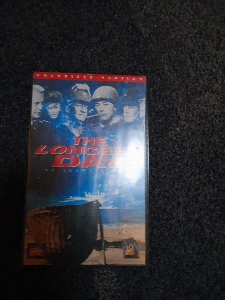 THE LONGEST DAY! Top Oorlog Klassieker Op VIDEO!, Vanaf 16 jaar, Verzenden, Zo goed als nieuw, Actie en Avontuur
