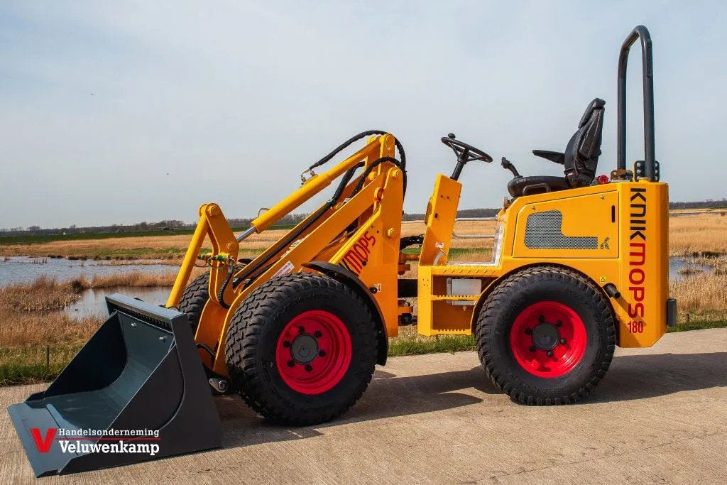 Knikmops 180 Nieuw op voorraad! (bj 2026), Zakelijke goederen, Machines en Bouw | Kranen en Graafmachines, Wiellader of Shovel