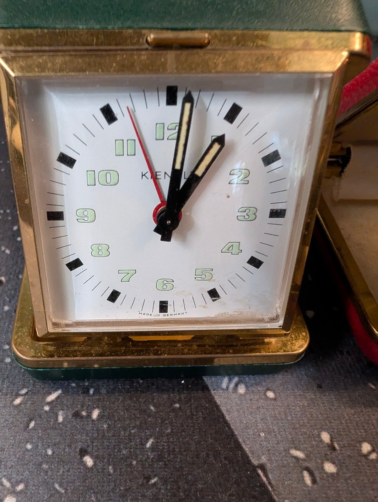 Vintage Reiswekker Kienzle en Blessing - Made in Germany, Ophalen of Verzenden